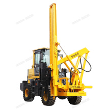 Hydraulic pile drivers high-speed guardrail driving pile driver Pneumatic piling machine for sale